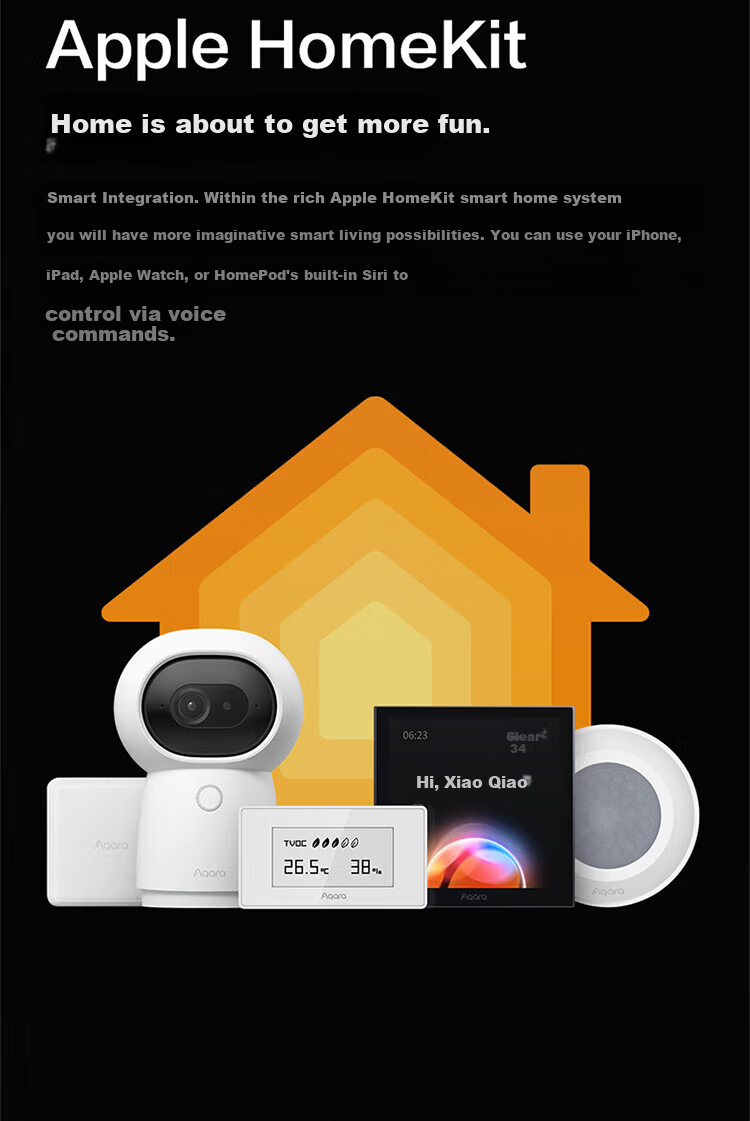 Aqara Jiyue Smart Panel S1 Smart Switch Remote Voice Control Center Screen Compatible with Apple HomeKit Moonlight White 11