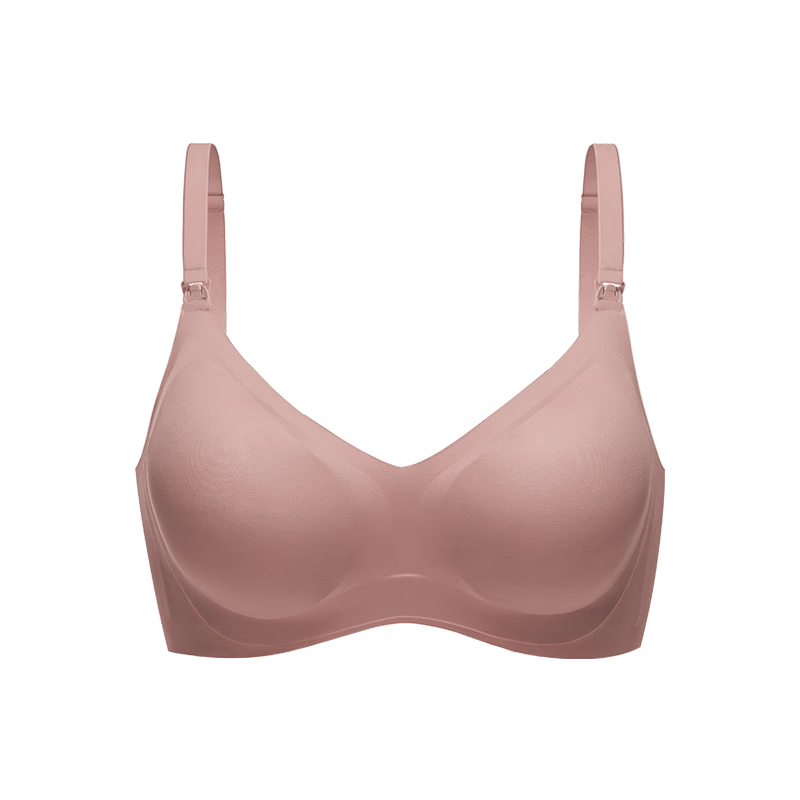EMXEE Nursing Bra, Thin And Comfortable for Spring And Autumn, Seamless, Push-Up, Anti-Sagging, Shaping, Suitable for Breastfeeding during Pregnancy, Size M