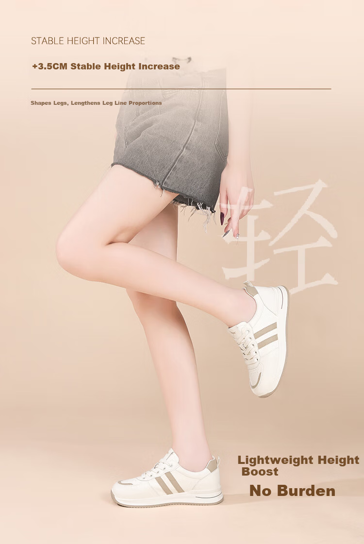 Red Dragonfly Women's Breathable Low-top Trendy Sports Shoes Outdoor Versatile Travel White Sneakers EXB350601 Beige Size 39 2