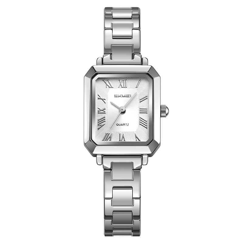 Skmei Fashion Trendy Personalized High-End Waterproof Quartz Steel Band Women's Wristwatch Birthday Gift 2582