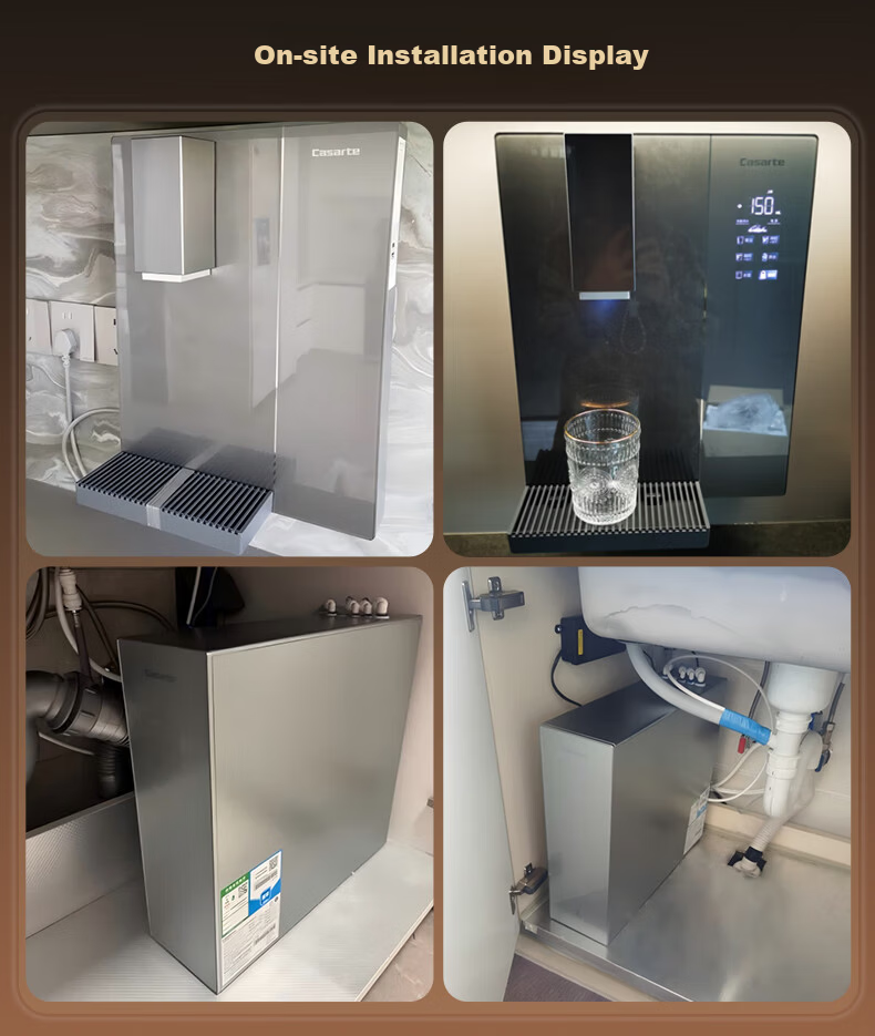 Casarte Water Purifier Rich Strontium Mineral Hot and Cold Integrated 1000G 6-Year Long-Lasting Gold Membrane Kitchen Undersink Direct Drinking Reverse Osmosis Water Purifier RZQ19HU1 2
