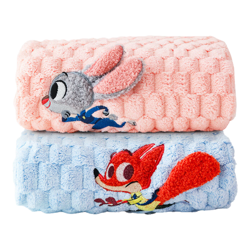 Disney Zootopia Kids Towel 6-12 Years Old Cute Girls Absorbent Large Soft Nick Judy Sports