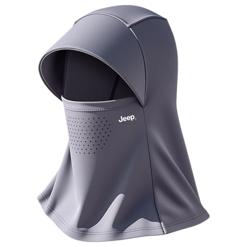 JEEP Women's Summer Outdoor Cycling Sun Protection Hat with Neck Guard and Integrated UV Protection Face Mask