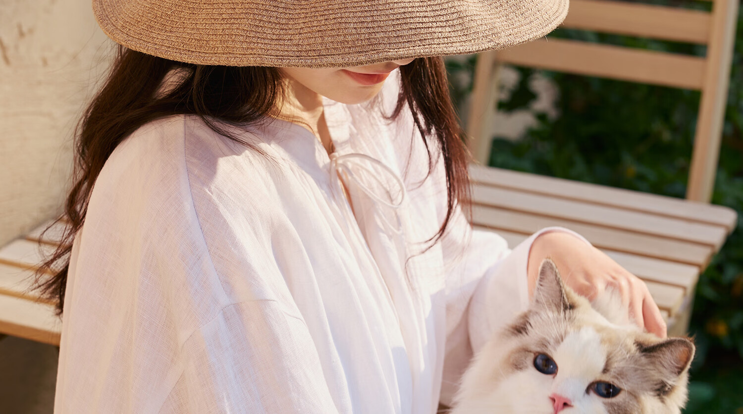 Siggi Cotton-Linen Sun Hat for Women Summer UV Protection Foldable Japanese Style Small Face Fisherman Hat Outdoor 34