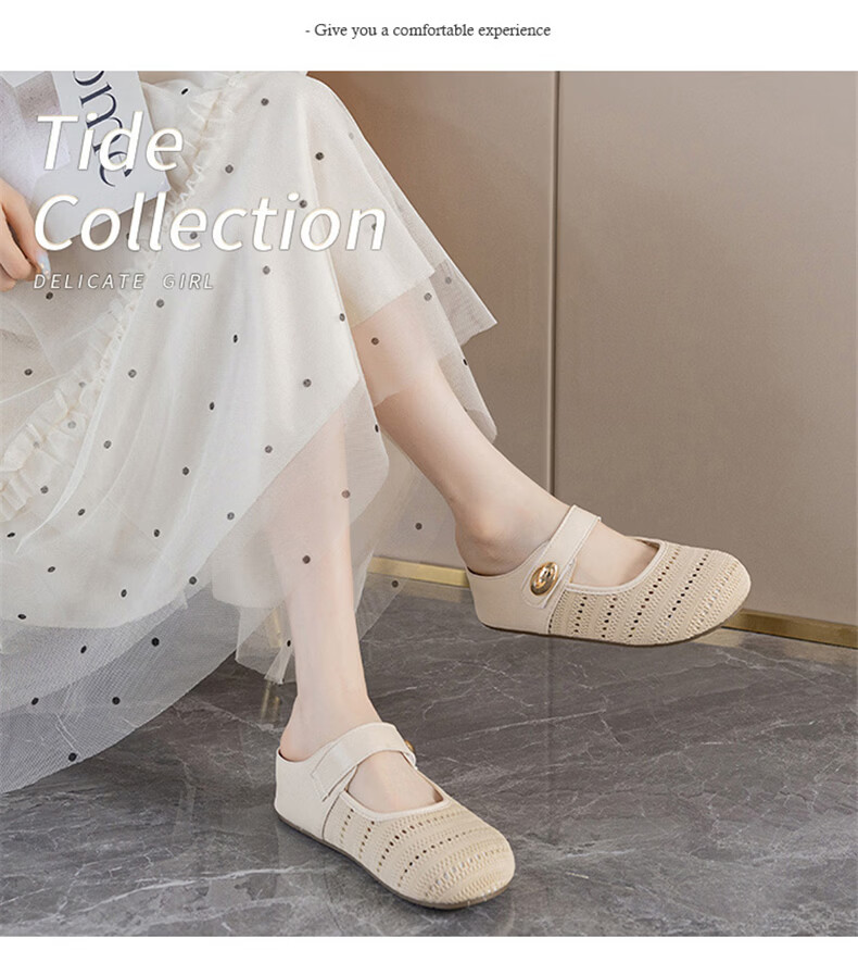 CARTELO Women's Woven Sandals Summer New Breathable Slip-On Closed-Toe Birkenstock Style Shoes 1777 Beige Size 36 11