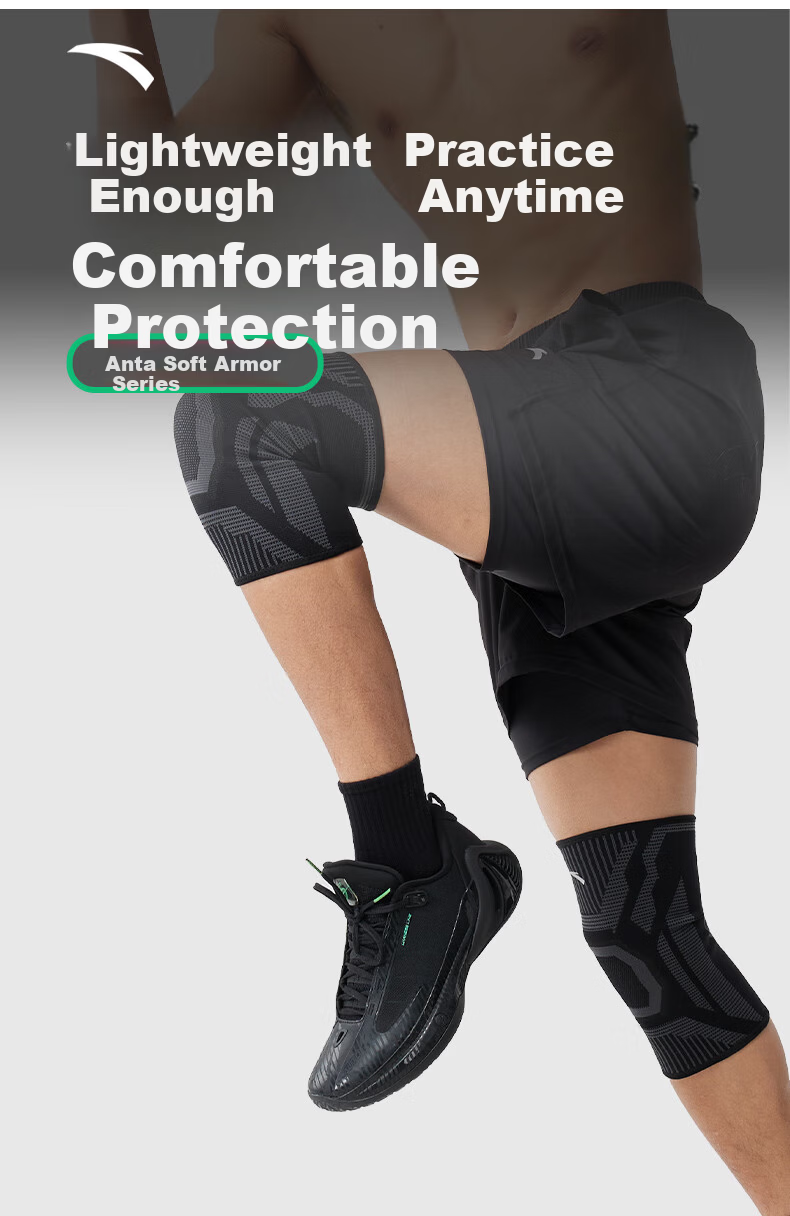 ANTA Knee Brace Sports Warm Support for Men and Women, Specially Designed for Old Cold Legs, Running, Meniscus Injury, Arthritis, Basketball and Badminton Knee Support 1
