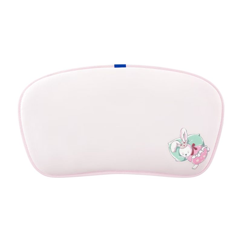 Babycare Ice Silk Pillow for Infants, Upgraded Baby Head Protection, Antibacterial, Breathable, Machine Washable, Spring And Summer - Duokaimengjing - 30*55CM