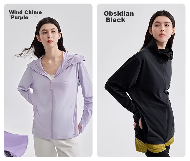 VVC Sun Protection Jacket for Men, Summer Breathable Cool-Feeling Coat, UV-Resistant Ice Silk Outdoor Sun Protection Clothing, Snow Mountain White, M 17