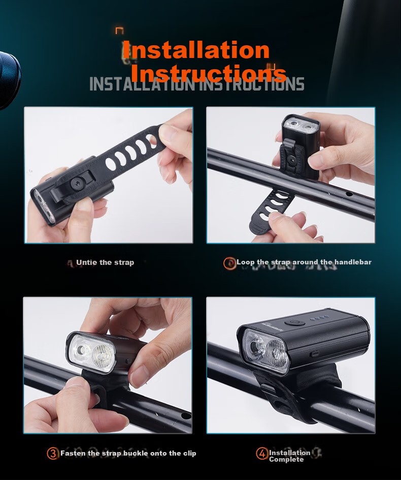 SupFire Bicycle Front Light Night Riding Equipment Flashlight Kids Mountain Bike Light High Brightness Lumen Waterproof 9