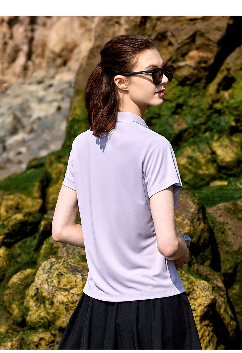JEEP Women's Short Sleeve Polo Shirt UPF50+ Sun Protection Quick-Dry Outdoor Casual Breathable T-Shirt 10