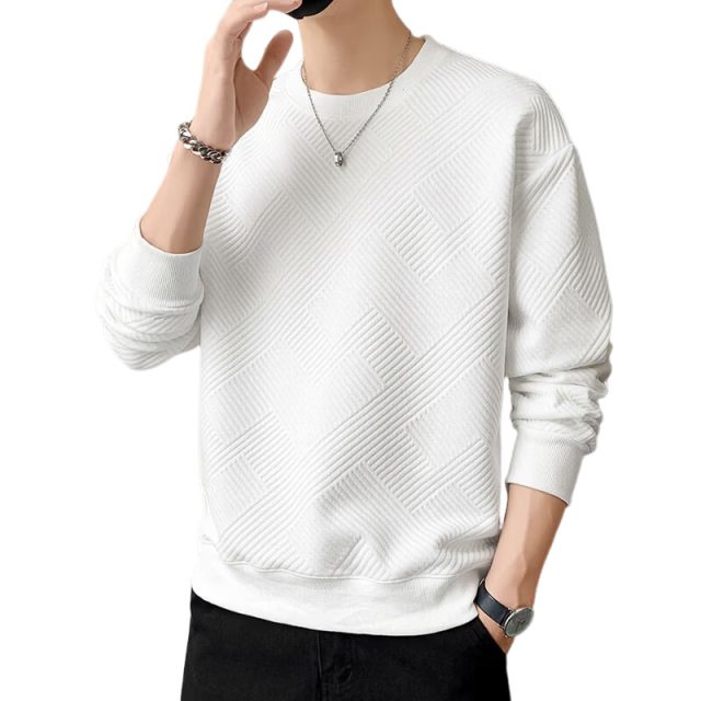 ROMON Men's Sweatshirt, Casual Long-Sleeve T-Shirt for Spring And Autumn, Men's Jacket, Clothing, Base Layer Top