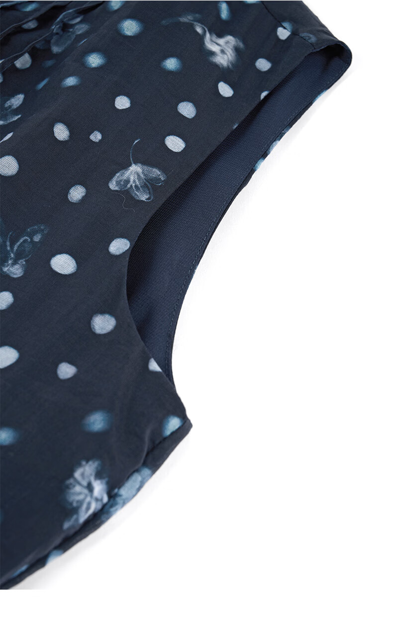Yanyu Floral Tencel Vest Dress Women 2026 Summer Waist Slimming Sleeveless Long Dress Blue Flower S 17
