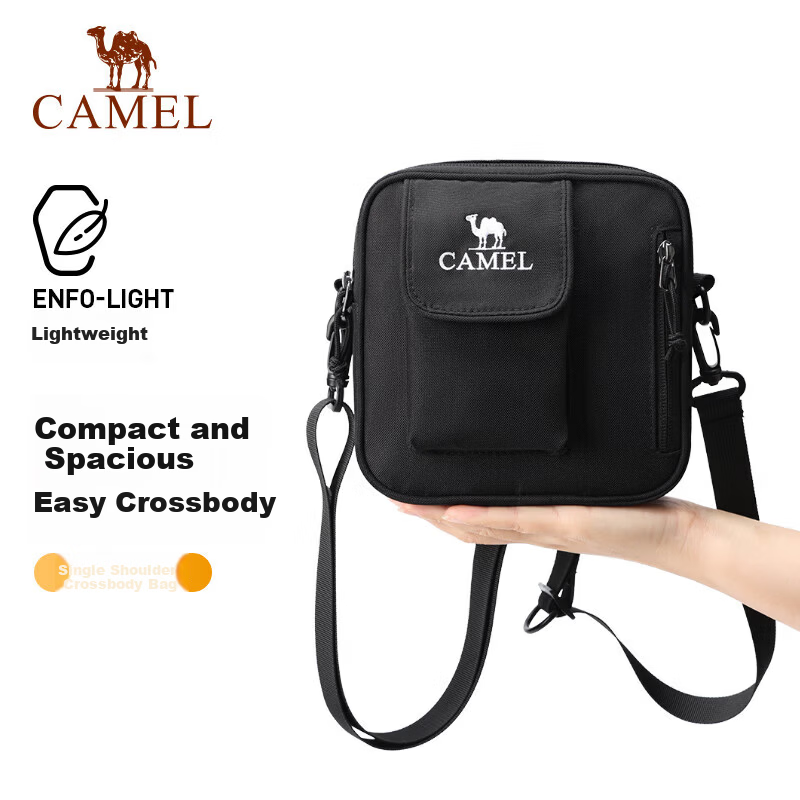 CAMEL Portable Single Shoulder Bag Sports Crossbody Gym Outdoor Small Casual Cycling Backpack 575B686019A