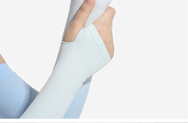 RED DRAGONFLY Women's Summer Ice Silk Gradient Cooling Sun Protection Arm Sleeves UV Protection Gloves for Men 12