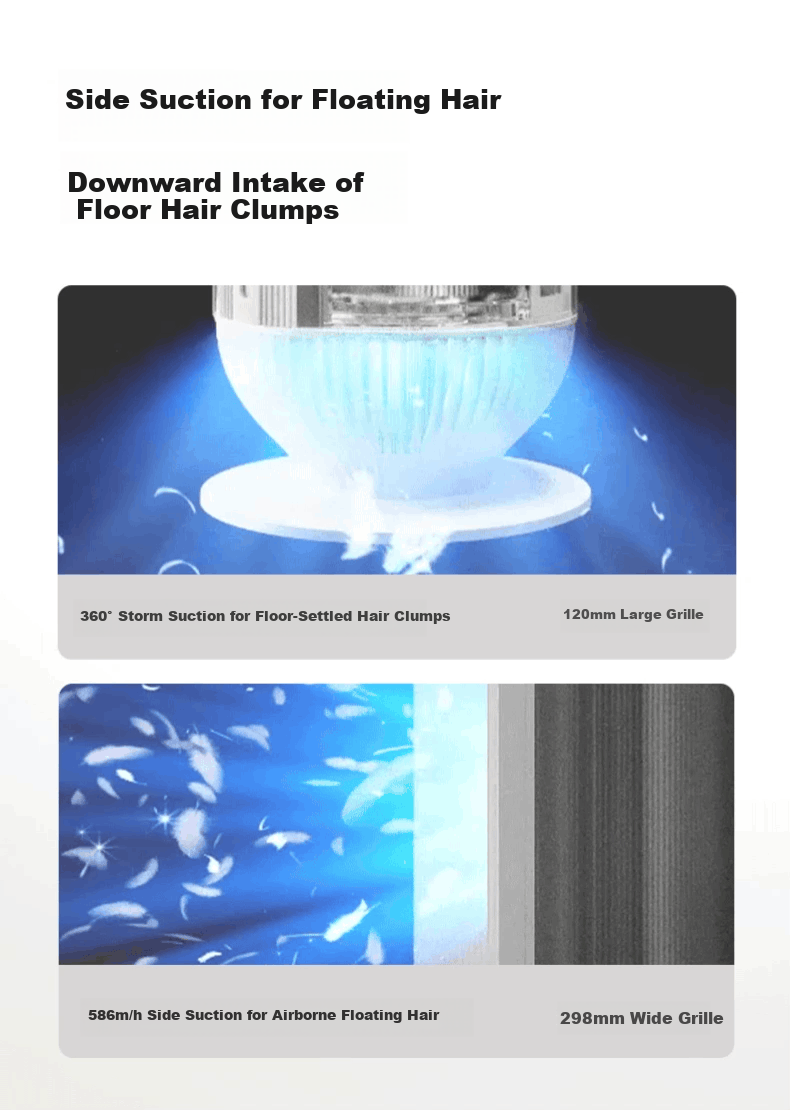 AIRMATE Air Purifier Pet Hair Remover Odor Eliminator Sterilizer Allergy Relief Cat Dog Companion Deodorizer Floating Hair Vacuum 4