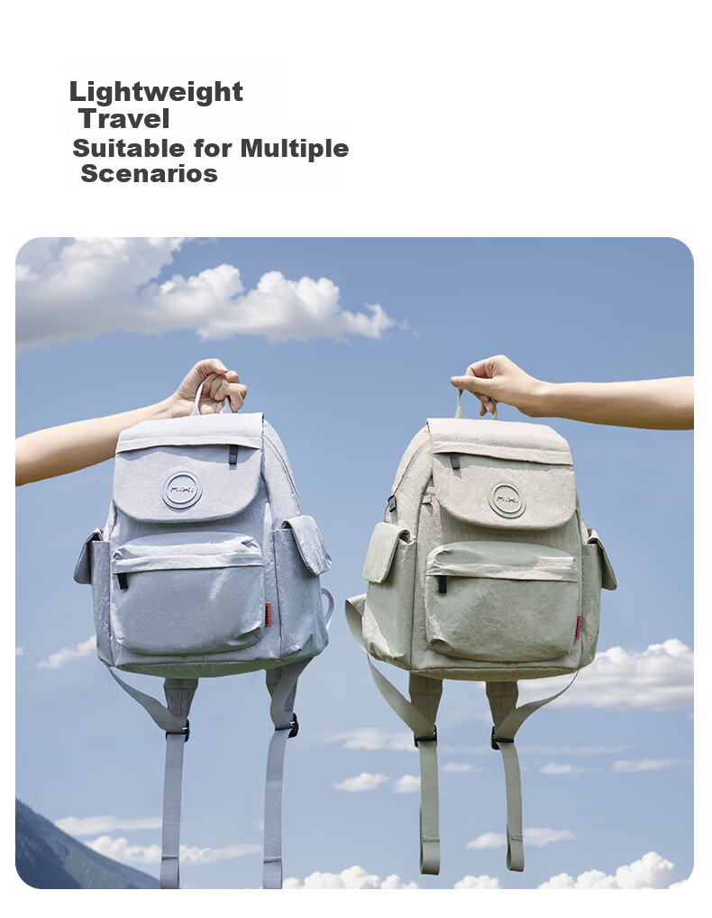 Mixi Casual Women's 14-Inch Small Lightweight Waterproof Travel Commuter Backpack High School Student Schoolbag 6