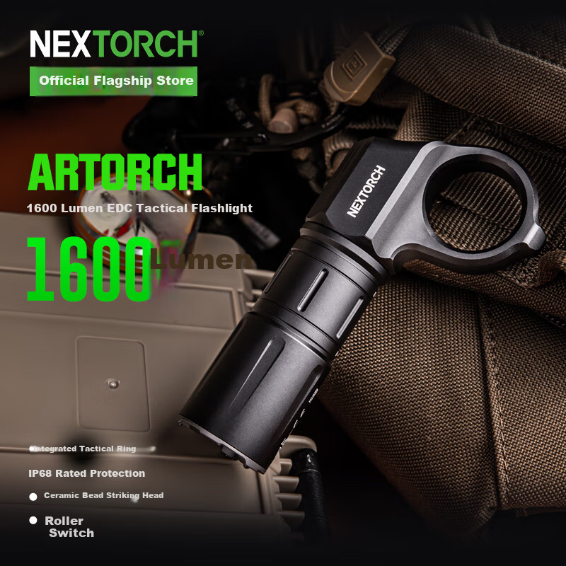 NEXTORCH ARTORCH High Brightness EDC Tactical Duty Flashlight Outdoor Emergency Powerful Rechargeable Mini Flashlight
