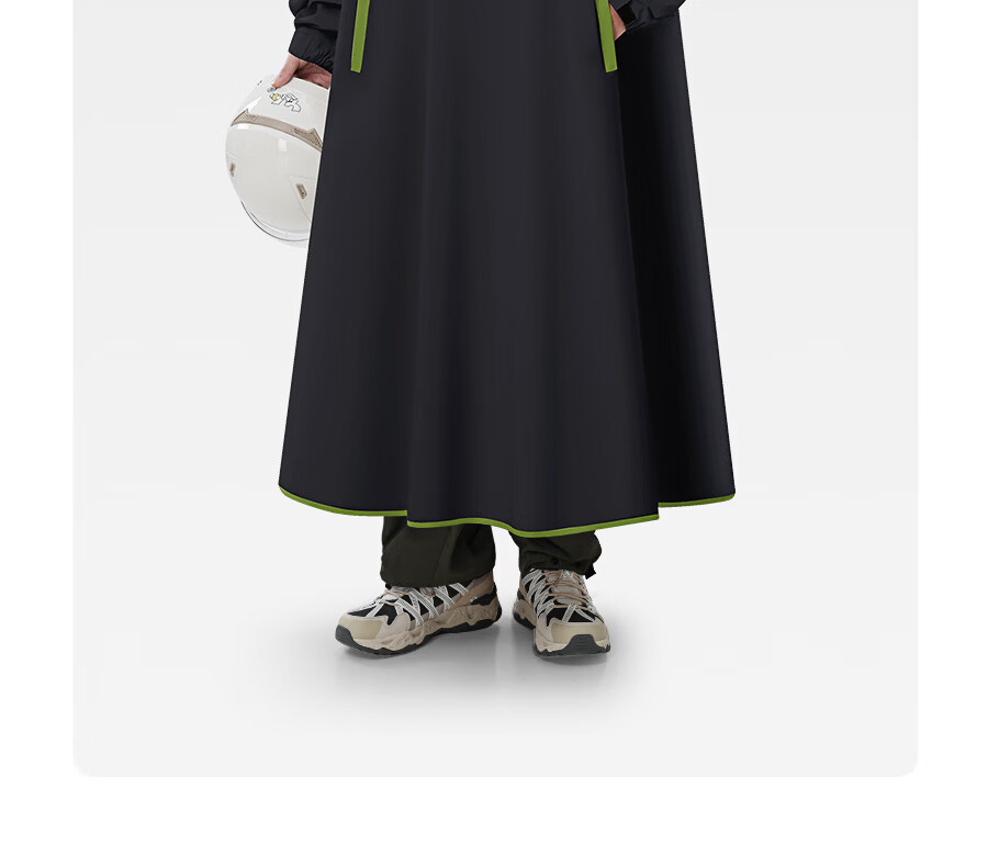 Zhengyu Electric Scooter Raincoat, Long And Extended Design for Heavy Rain Protection, Separate Sleeves for Men And Women, Battery-Powered Scooter Cover 19