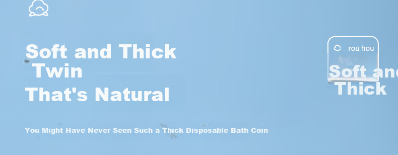 Guxu Disposable Bath Towel Individually Packaged Compressed Thickened Large Travel Portable Soft Bath Towel 3 Pieces 30