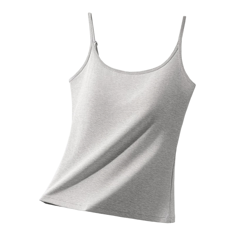 MiiOW Women's Innerwear Camisole Tank Top Summer Lightweight Shaping Casual Versatile Vest for Outerwear