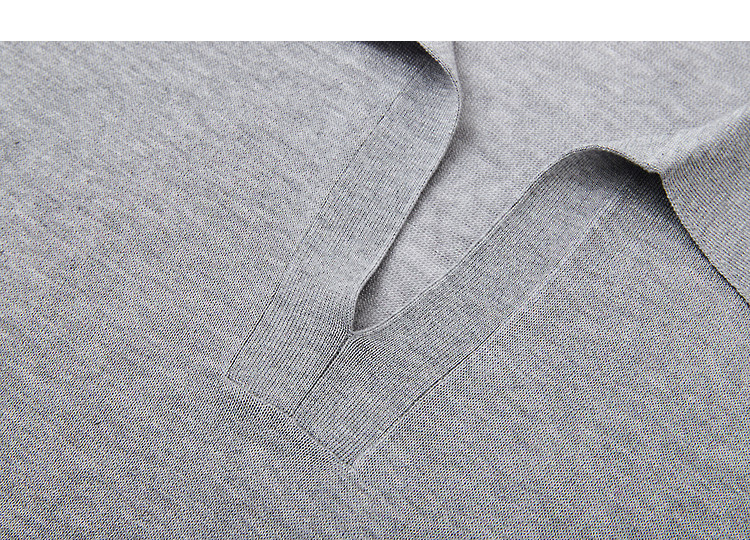 Demana [Breathable Tencel] Summer Lightweight Office Polo Collar Loose Slimming Concealing Knit Sweater for Women Premium Feel 16