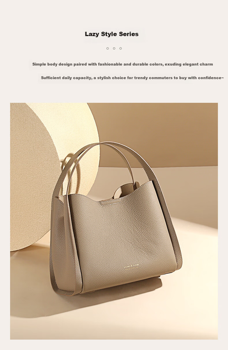 TUCANO Women's Bag 2026 New Bucket Style First Layer Cowhide Luxury Handheld Crossbody Shoulder Bag Birthday Gift for Women 10