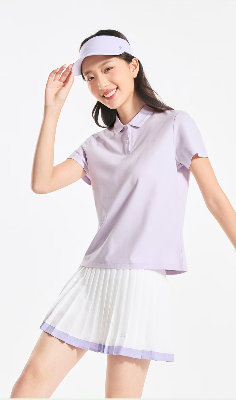Erke Women's Summer New Ice Cool Polo Shirt Outdoor Sports Casual Breathable Fashion Top 12