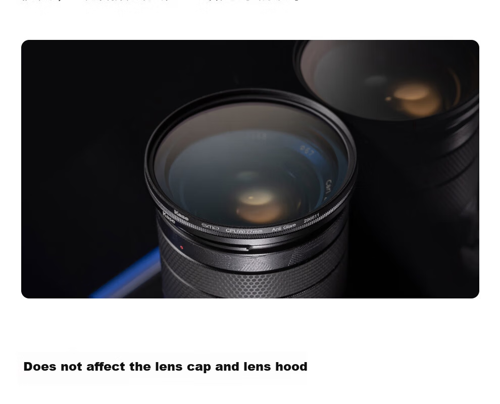 Kase 3rd Generation CPL Polarizer Circular Polarizing MRC Filter 72mm Anti-Reflection Color Enhancement Saturation Booster 20
