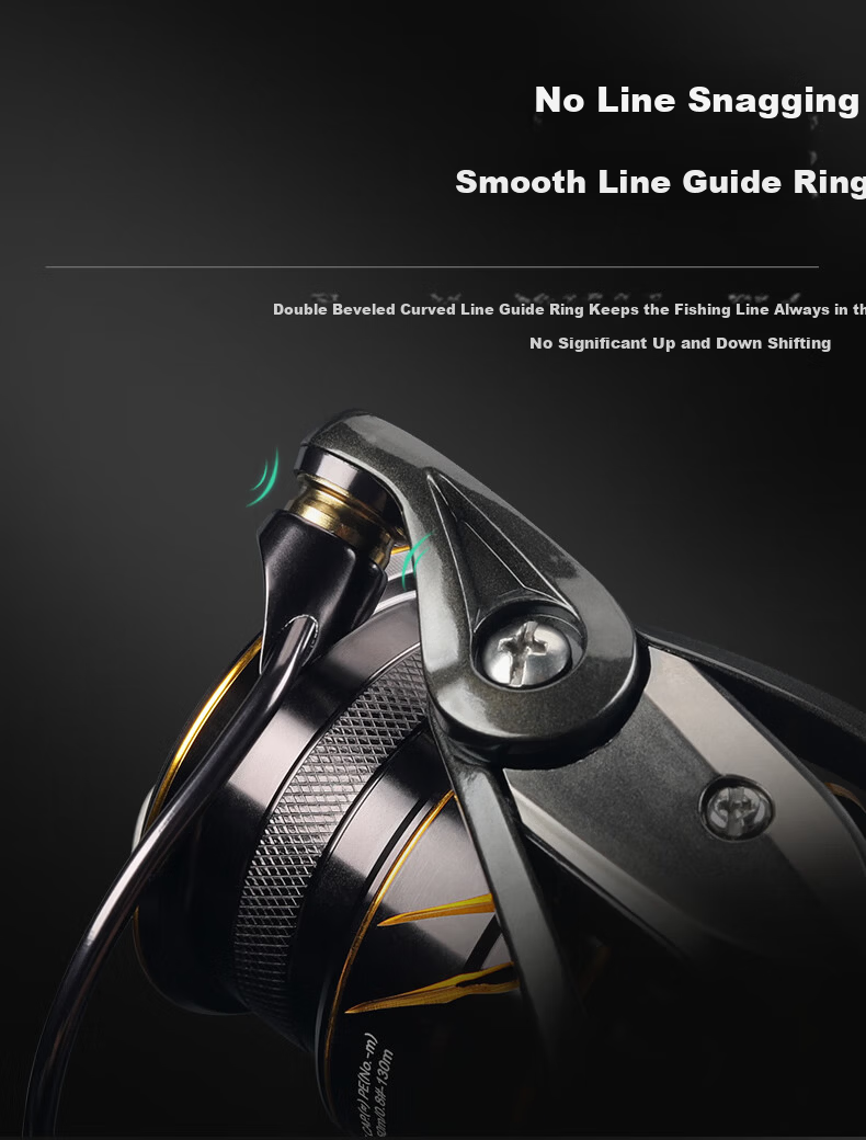 King Lure Micro Spinning Reel Long Cast Micro Baitcasting Reel Shallow Line Cup Slant Mouth Lure Reel Sea Fishing Rock Fishing Qiaozui Fishing Reel 2000S 6