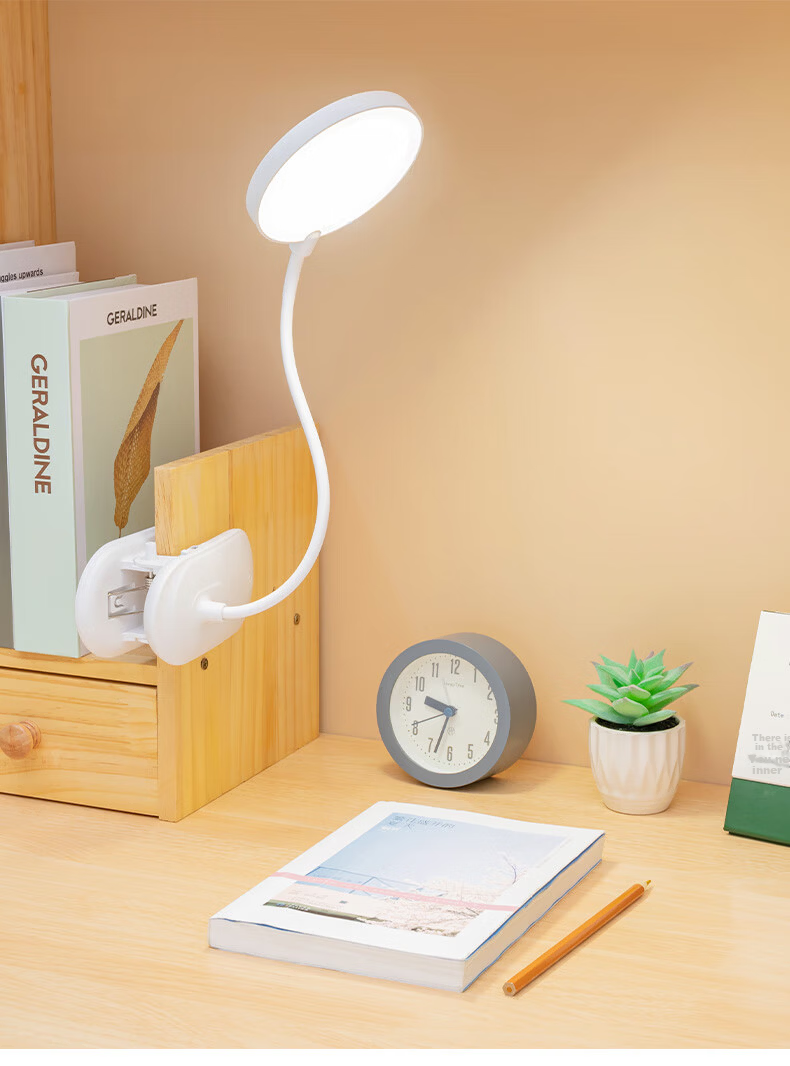 HP Precision Eye Protection Study Pen Holder Desk Lamp AA Grade Student Kids Reading Bedside LED Rechargeable Desk Light 11