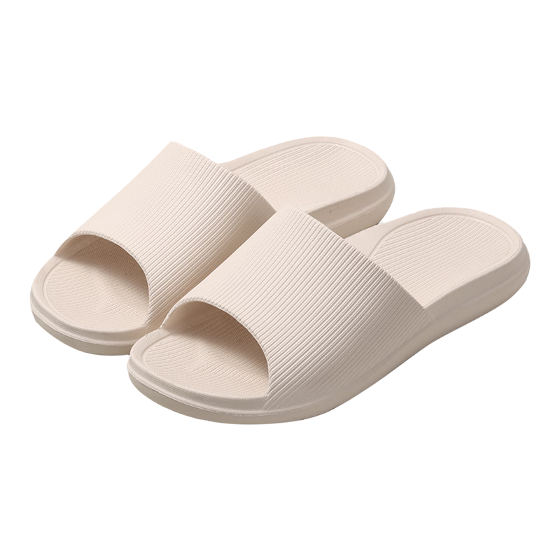 Mercury Home Textiles Cloud Sensation Women's Striped Soft Sole Summer Indoor Home Bathroom Couple Flip Flops