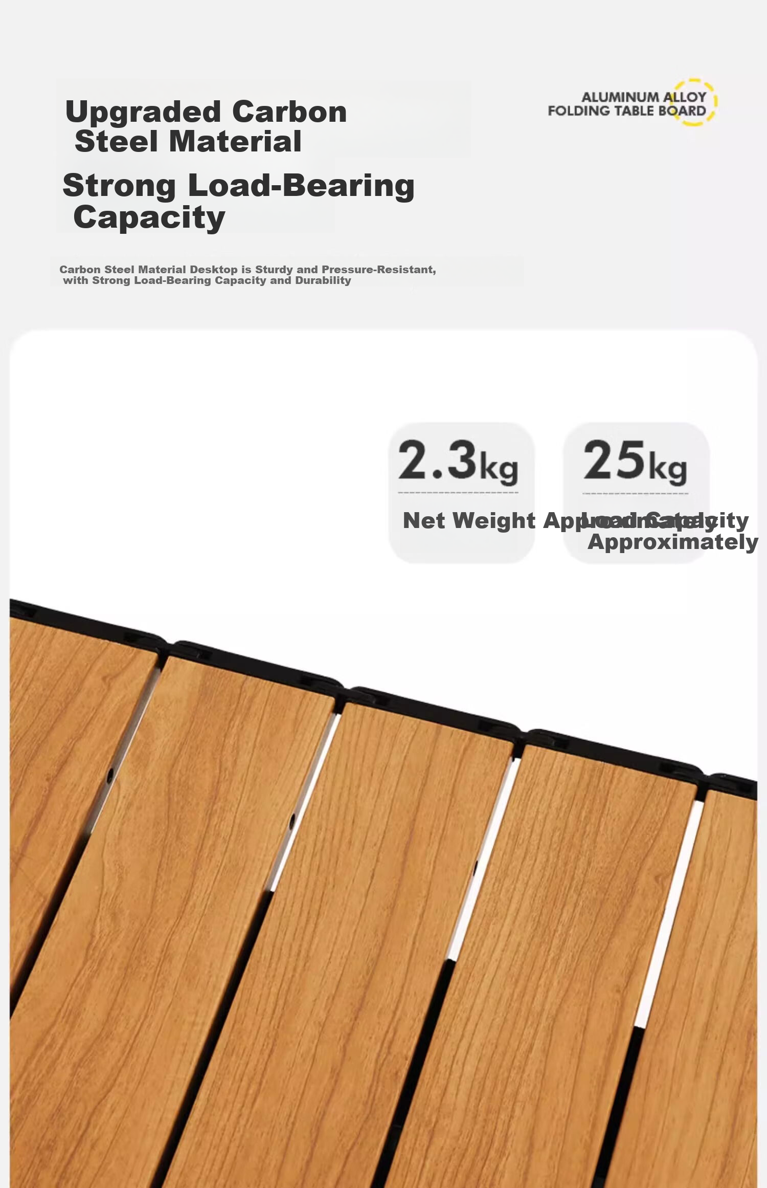 CAMEL Camping Car Folding Tableboard Outdoor Camping Storage Board Stall Cart Desktop Carbon Steel High Load 174BJ36623 2