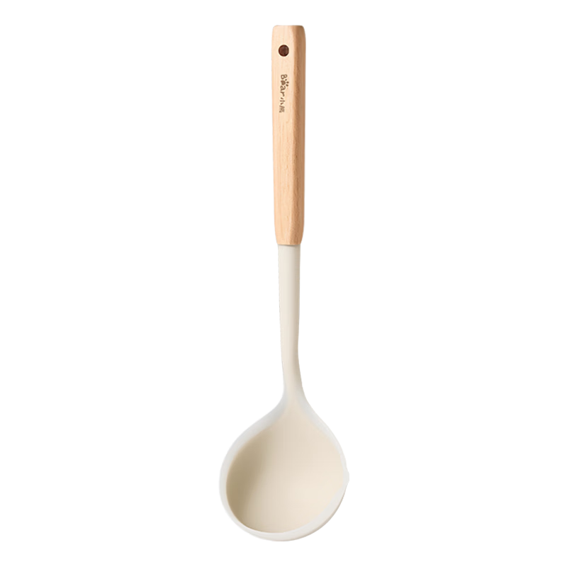 Bear Silicone Soup Ladle High Temperature Resistant Antibacterial Deep Hot Pot Spoon CP-JP031