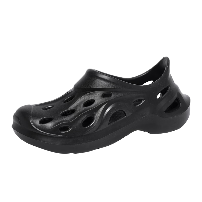 California Bulls Men's Premium Spring Summer Outdoor Breathable Closed-Toe Sandal Clogs Black Size 42-43