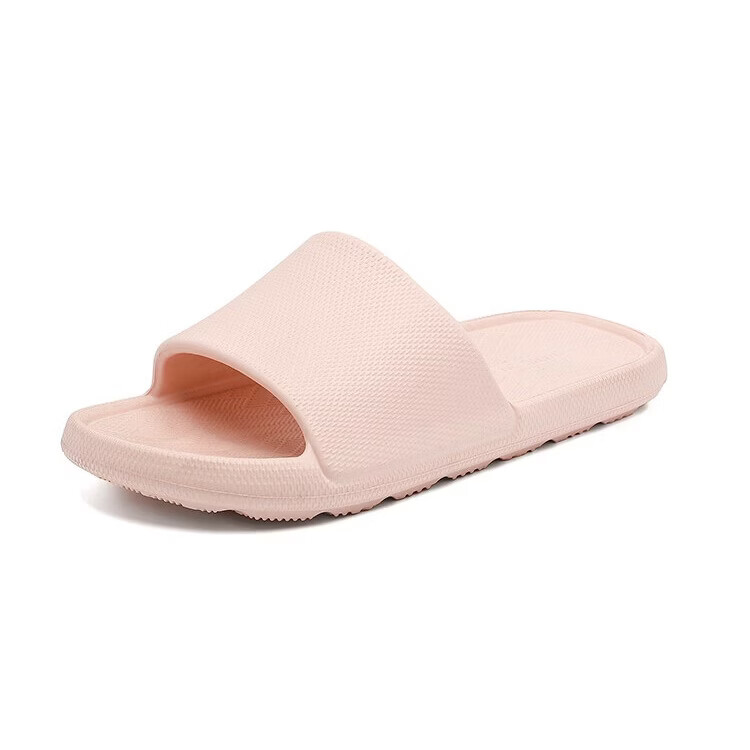 Banzhulin Slippers for Women, Couples' Home And Travel Lightweight Non-Slip Bathroom EVA Sandals, Ultra-Light Model - Shrimp Pink Women's Size 36-37
