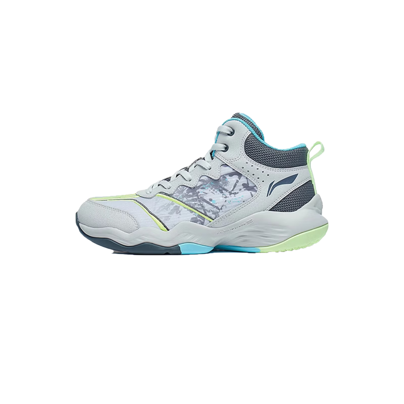LI-NING Kids Basketball Shoes Boys and Girls Big Kids 2026 Summer New Lightweight Durable Shock Absorption Rebound Sports Shoes