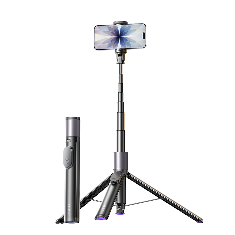 Lisen [Diudiu Rod] 2026 New Selfie Stick Phone Holder 360° Rotating Anti-Shake Floor Tripod Concert Shooting Tool