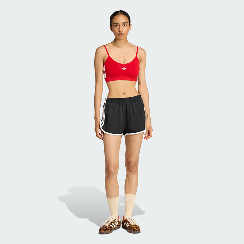 Adidas Originals Women's 3S SPRNTR Woven Shorts KD7977 Black S 4