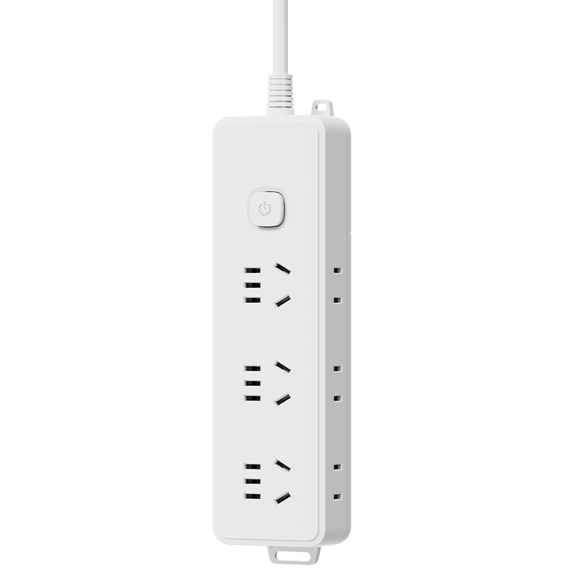 International Electric Wireless Power Strip Large Spacing Multi-Socket Extension Fiber Optic Box Weak Current Cabinet Socket Home Power Strip One to Nine Adapter