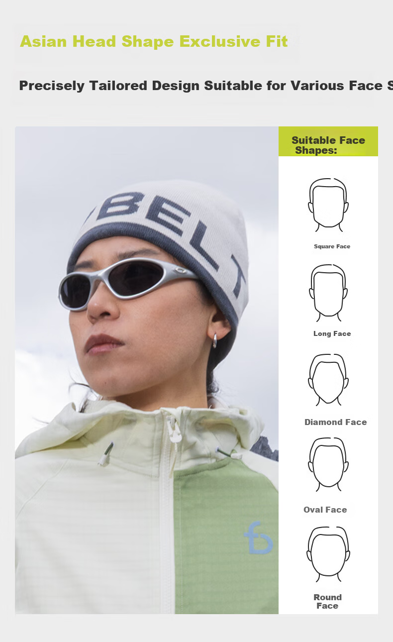 Feibit Merino Wool Hat Unisex Antibacterial Warm Knitted Sports Cap Anti-Pilling Ear Protection Cold Resistant Snow Pink 10