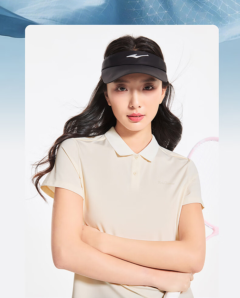 Erke Women's Sports Polo T-Shirt Summer Moisture-Wicking Quick-Dry Short Sleeve Outdoor Sun Protection Casual Business Top 10