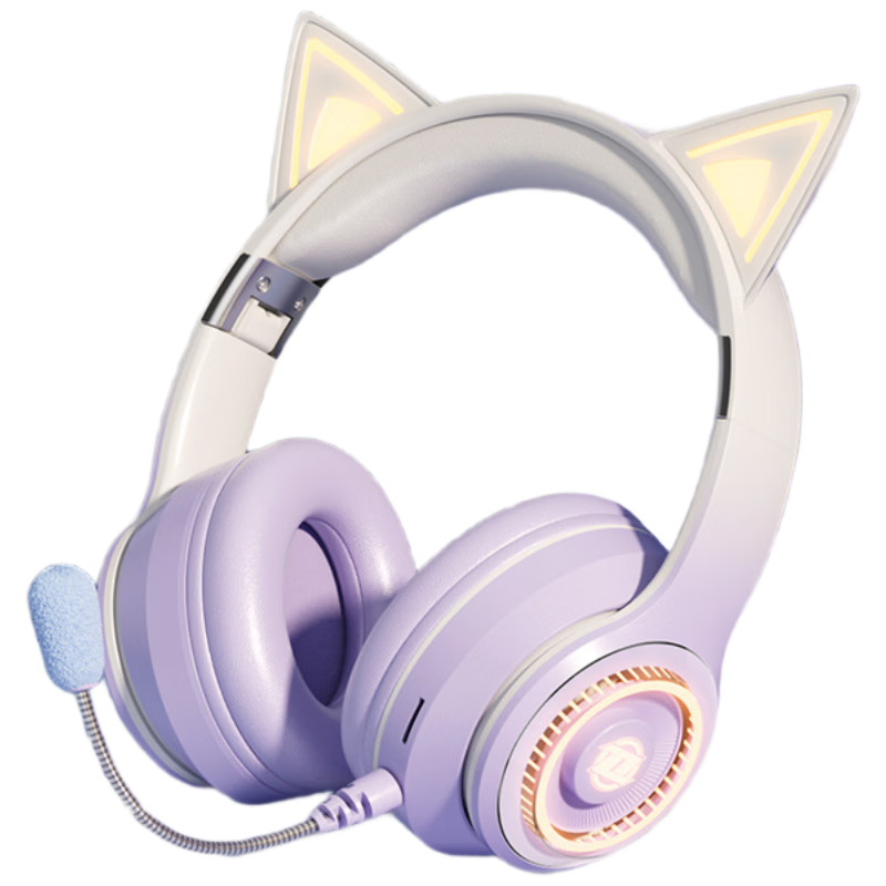 EZHK Children's In-Ear Monitor Headphones Noise-Canceling Bluetooth Over-Ear Headset for Students Ages 6-15 Reading and Learning Gift for Boys and Girls