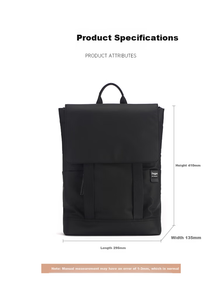 Red Dragonfly Men's Backpack Travel Laptop Bag Outdoor Waterproof Business Commuter Backpack 9412S0351 Black 11