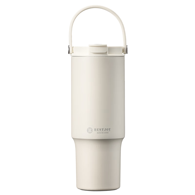 Fuguang Shixi Insulated Bottle 316L Stainless Steel Large Capacity Dual-Use Ice Cup Straw Water Bottle Portable Car Cup 1000ml