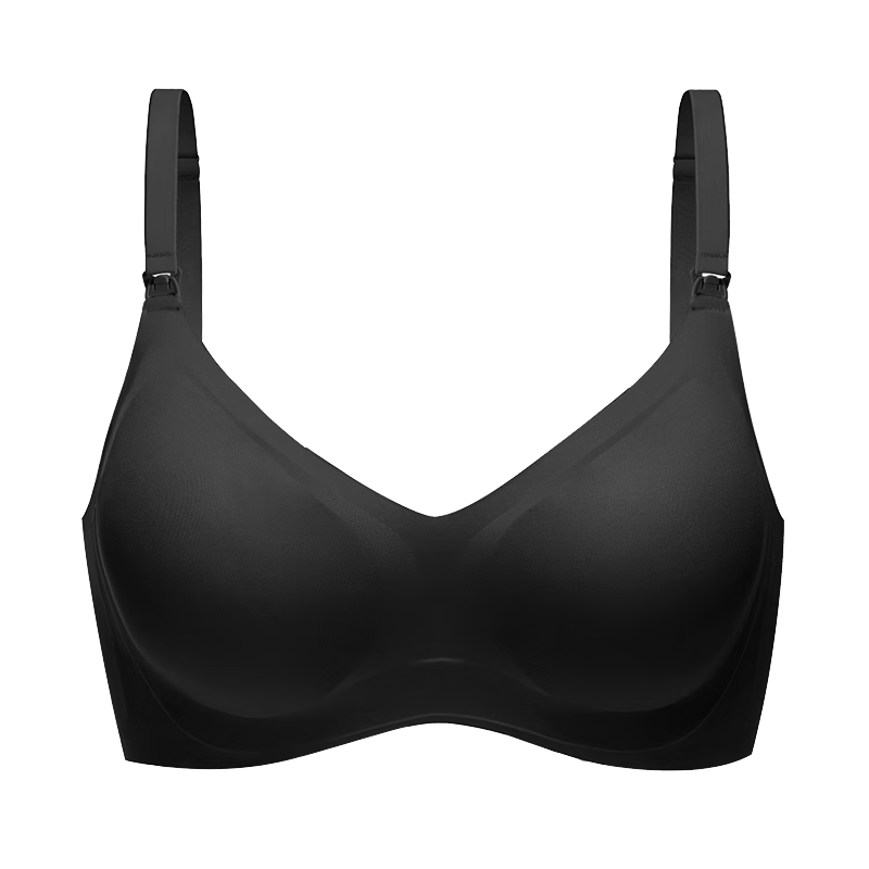 EMXEE Nursing Bra, Thin And Comfortable for Spring And Autumn, Seamless, Push-Up, Anti-Sagging, Shaping, Suitable for Breastfeeding during Pregnancy, Size M