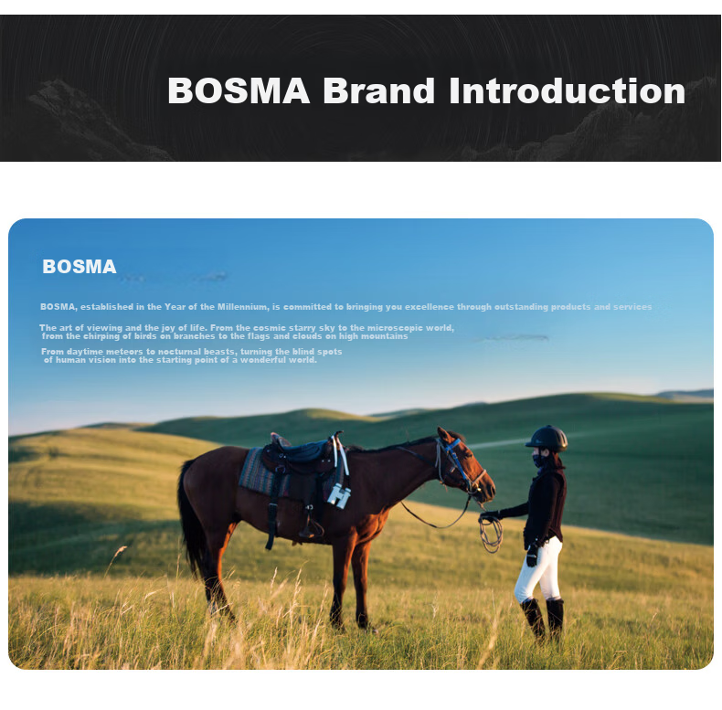 BOSMA Qinglong 10X42 APO 92% High Transmittance 70° Ultra Wide Angle Dual ED Field Flattening Magnesium Alloy HD Binoculars 28