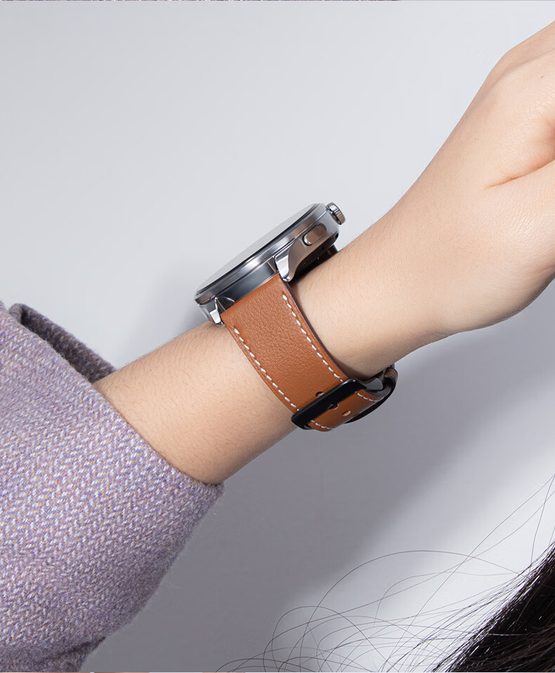 Xiaopijiang Genuine First Layer Cowhide Leather Strap for Xiaomi Watch S5/S5e SIM Edition/Watch 5/S4 Port/S3/S2/S1 Pro 2