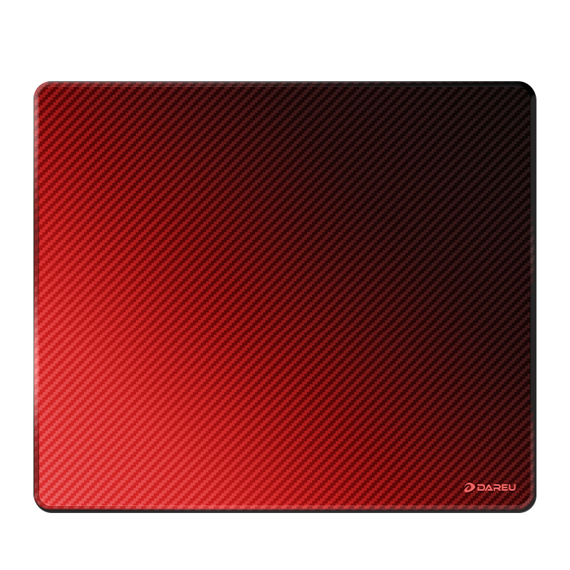 Dareu Gaming Esports Mouse Pad FPS Smooth Thickened Sweat-Resistant Wear-Resistant Small Medium Delta Desk Mat Micro Velvet 490x420x3mm Carbon Fiber Red