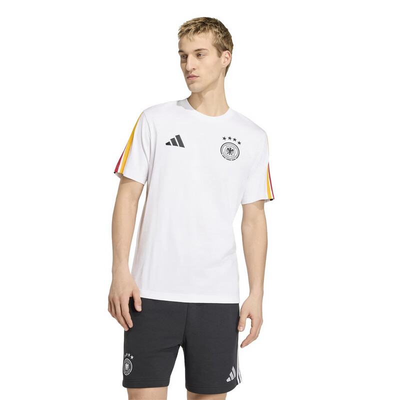 Adidas Men's DFB DNA TEE German Team Football Casual Culture Pure Cotton Short-Sleeve Round Neck T-Shirt KB4401 2XL 1