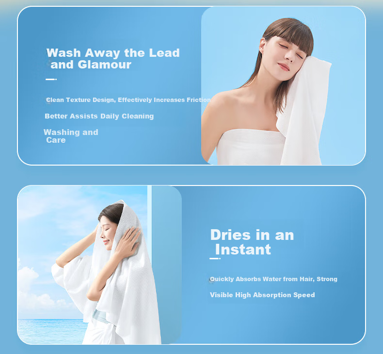 Guxu Disposable Bath Towel Individually Packaged Compressed Thickened Large Travel Portable Soft Bath Towel 3 Pieces 47